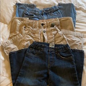 Lot of 4 Boys Pants - Size 4/4T